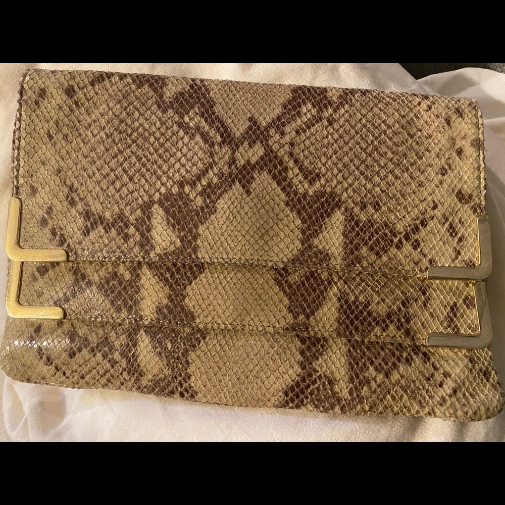 Michael Kors Snakeskin Clutch